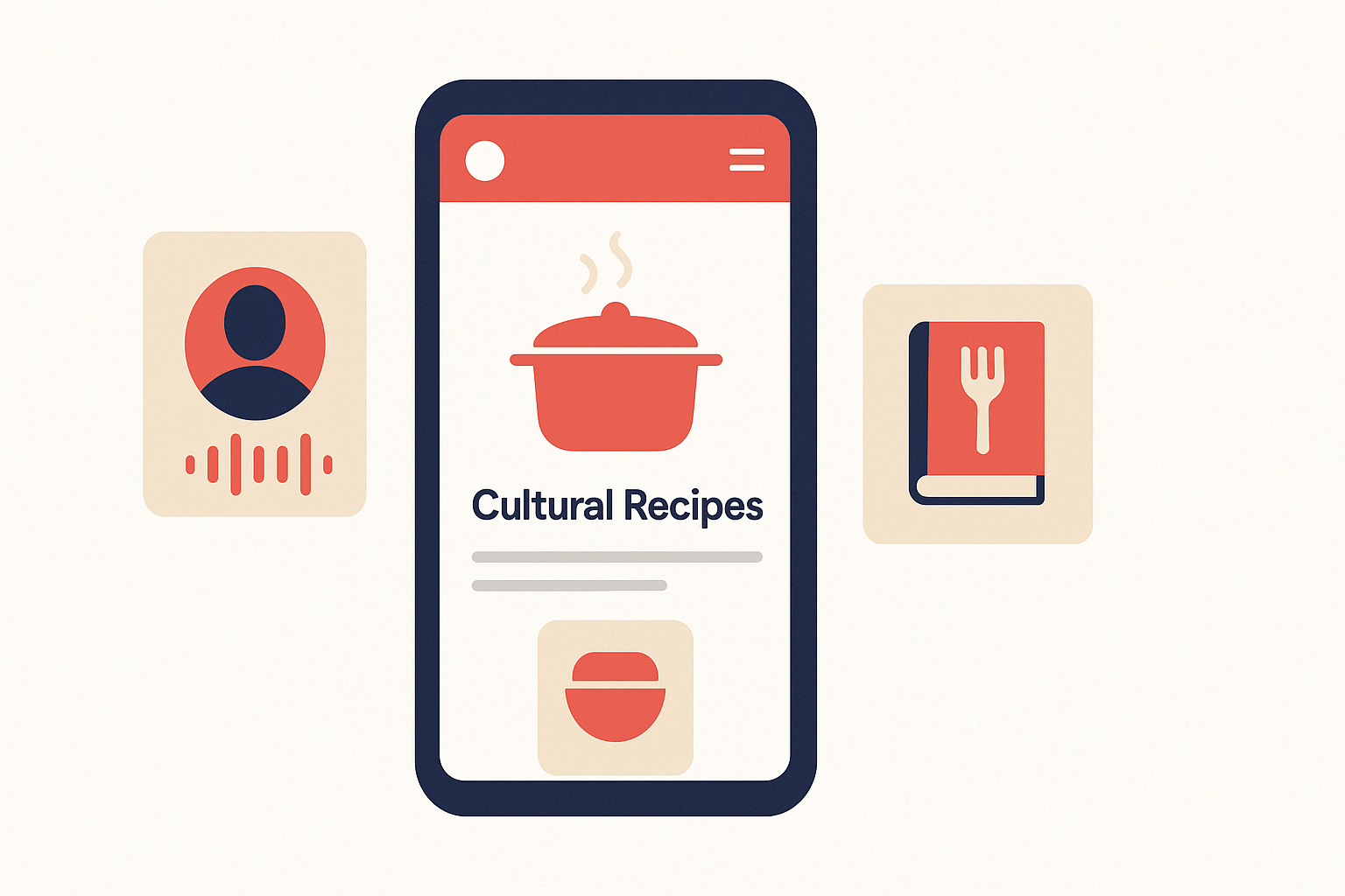Cultural cooking and recipes app