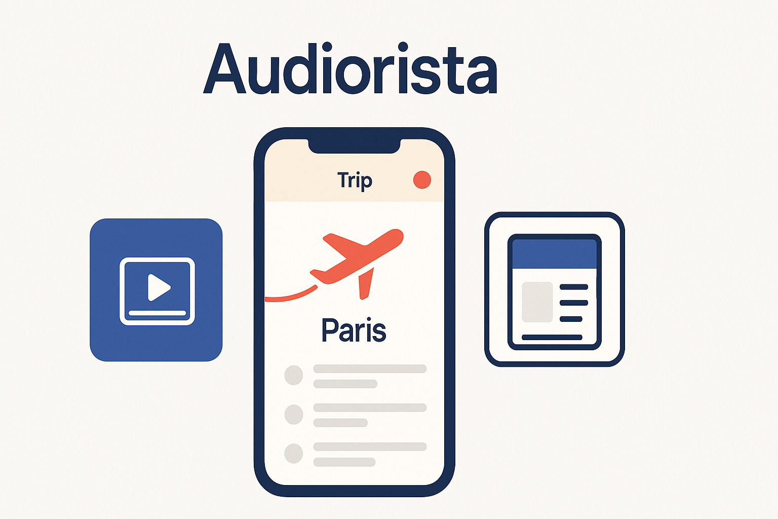 Minimalist travel planning app
