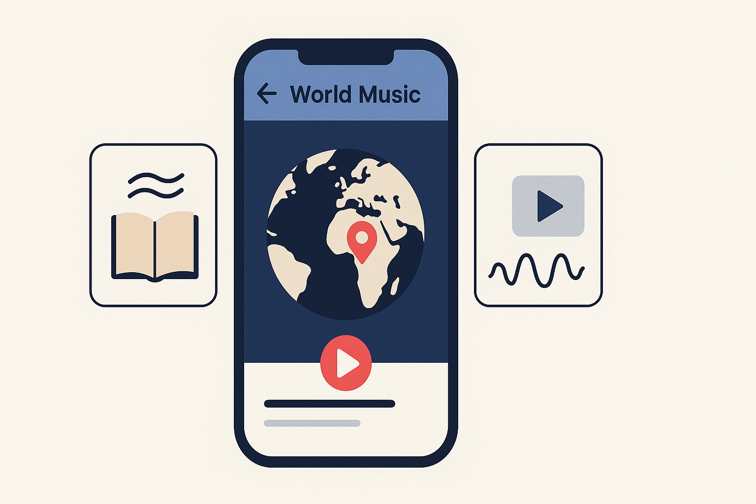 world music exploration app