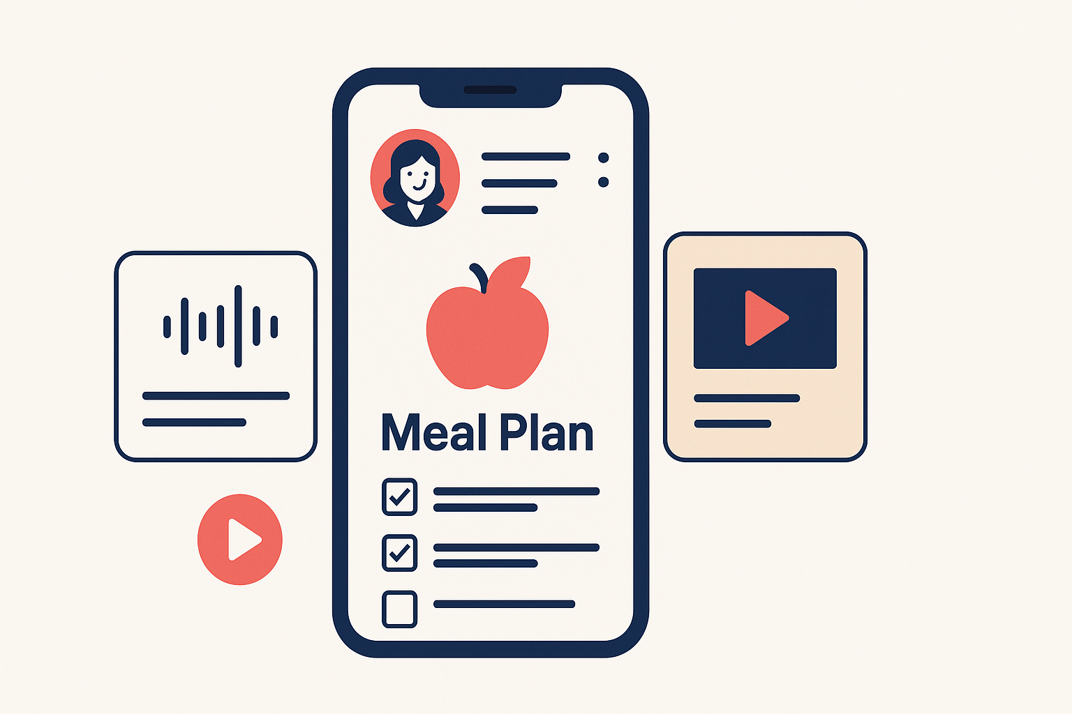 nutrition coaching and meal plan app