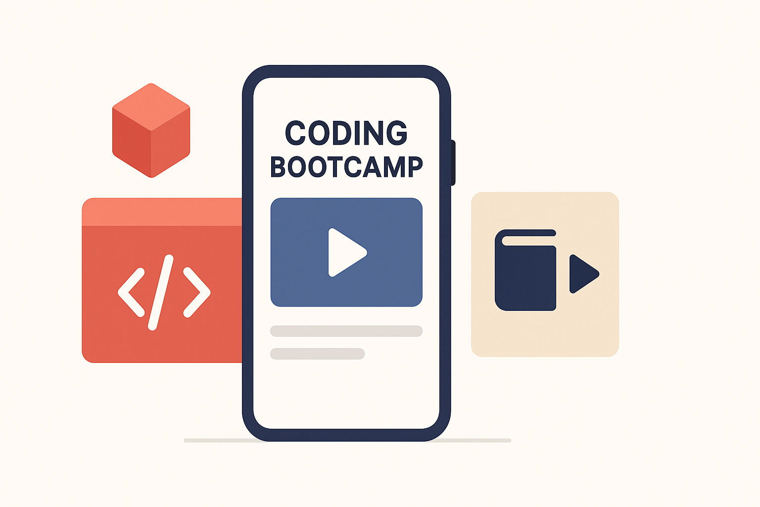 coding bootcamp video lessons app