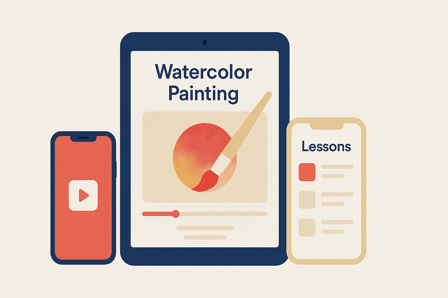 watercolor painting tutorial app