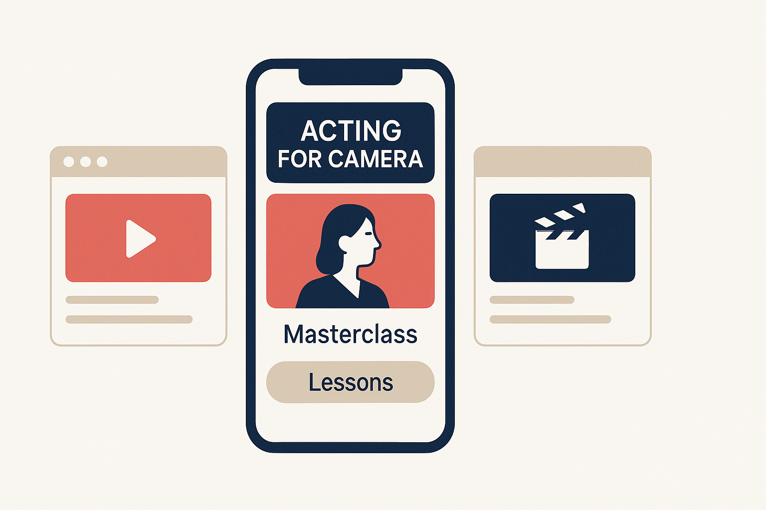 acting for camera masterclass app