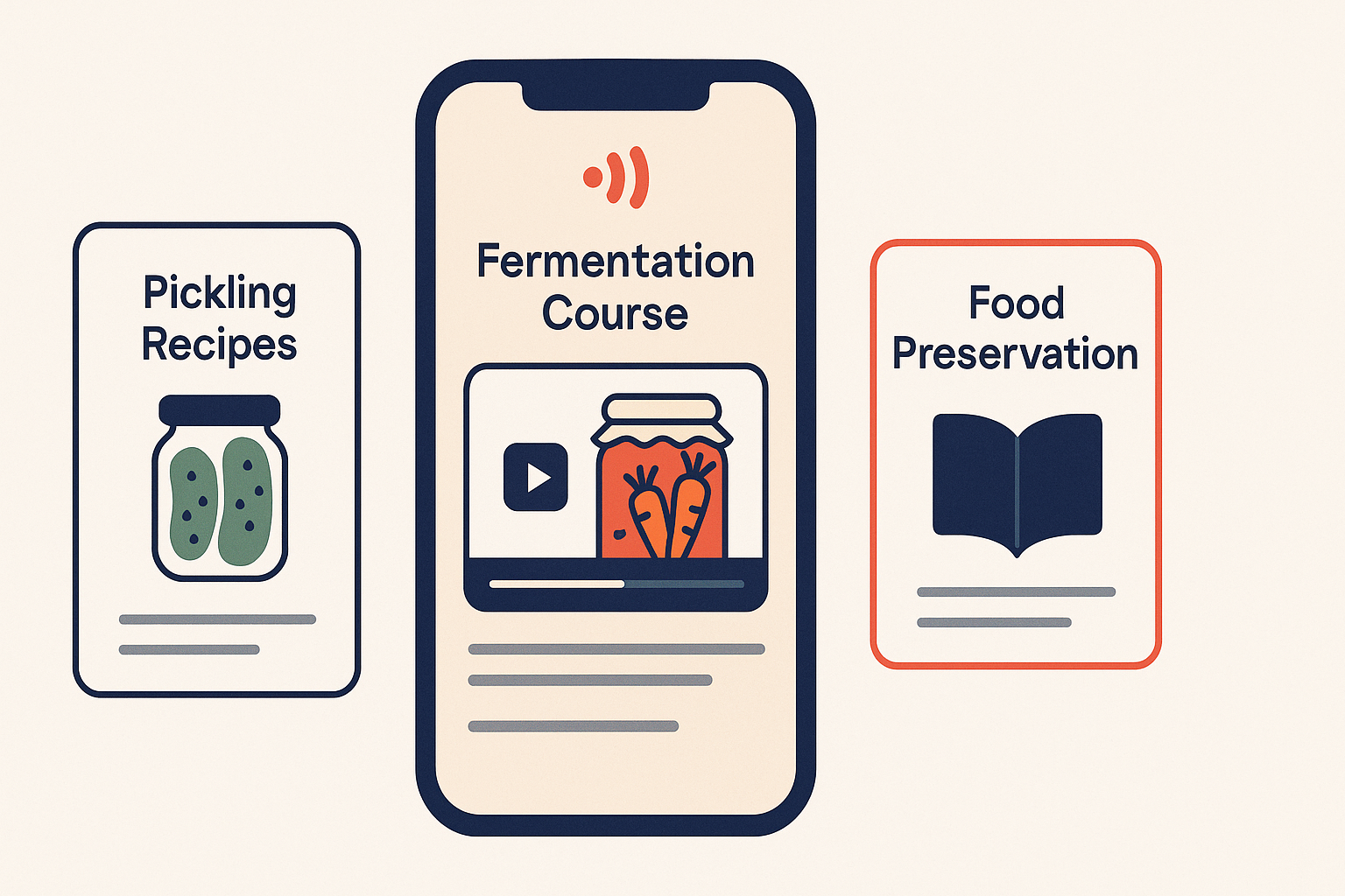 fermentation and pickling course app