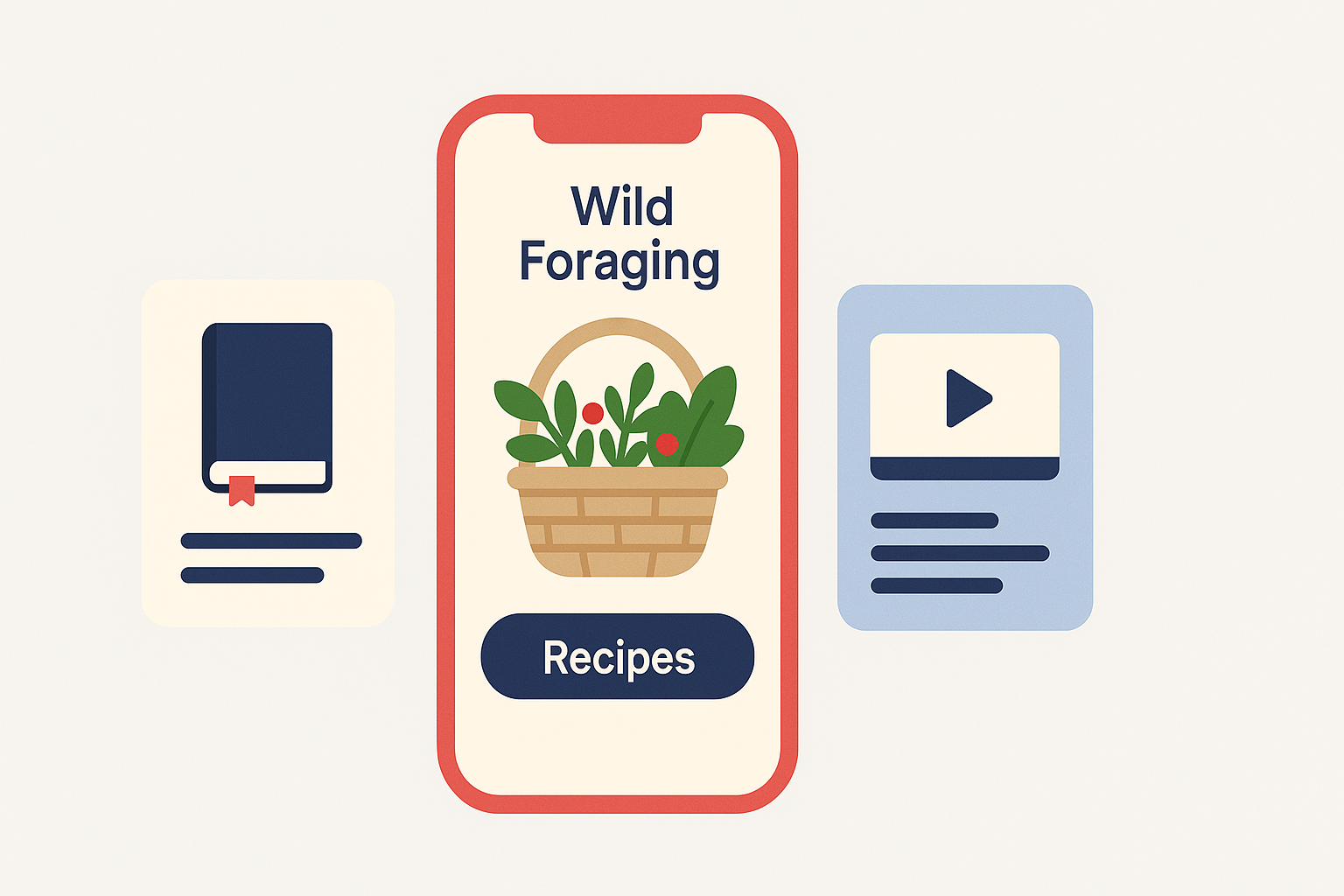 wild foraging and cooking app