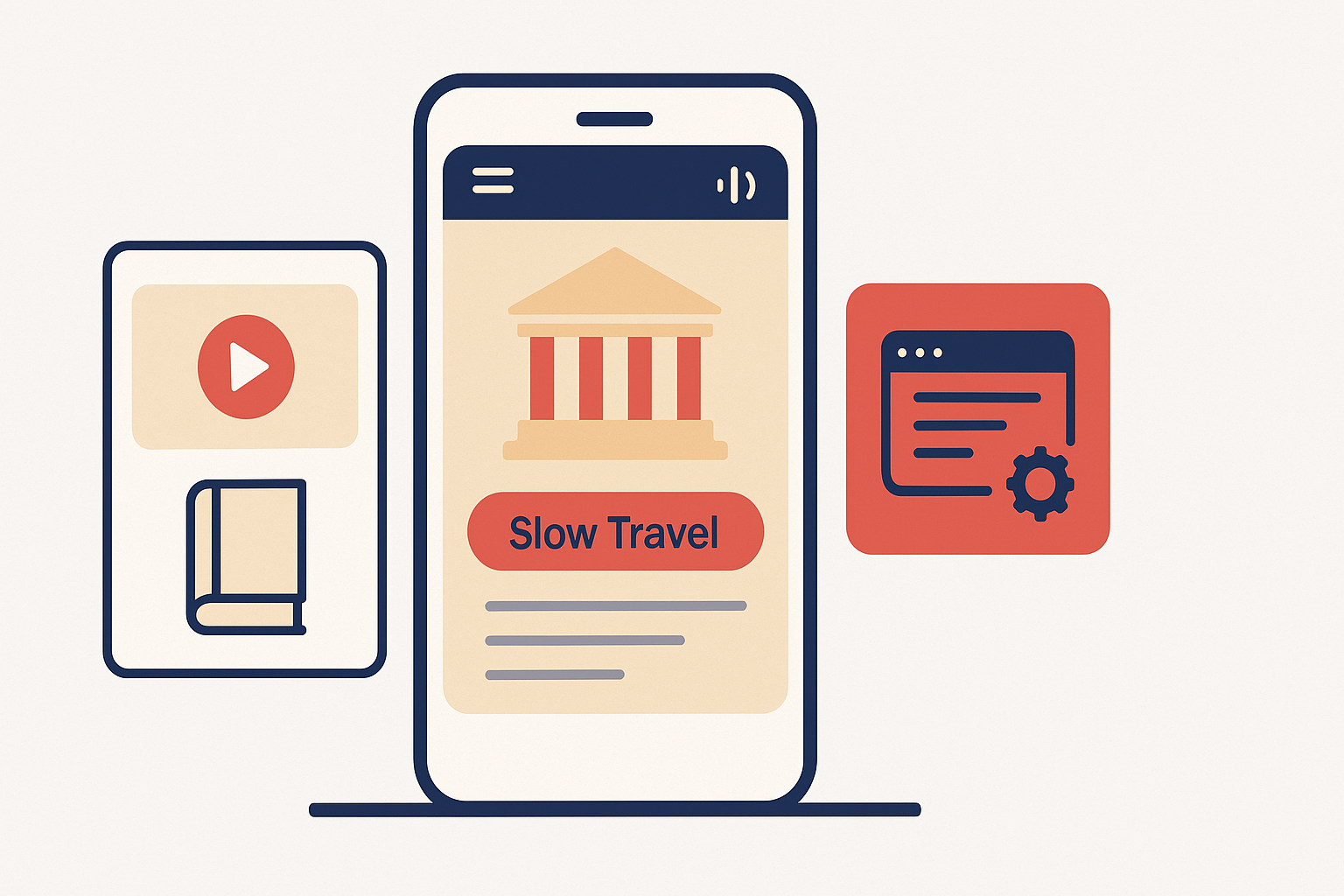 slow travel and cultural immersion app