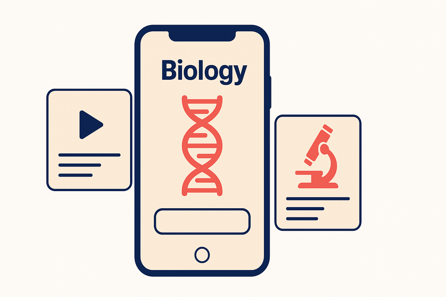 biology concepts and experiments app