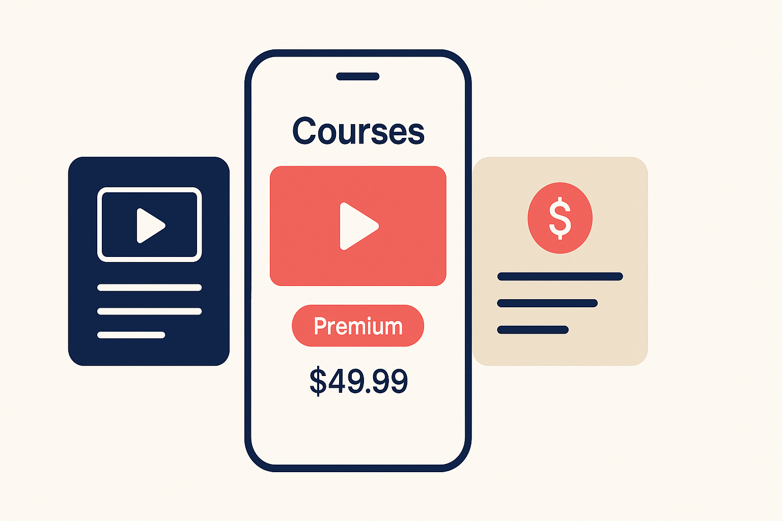 How to sell premium video courses in your app