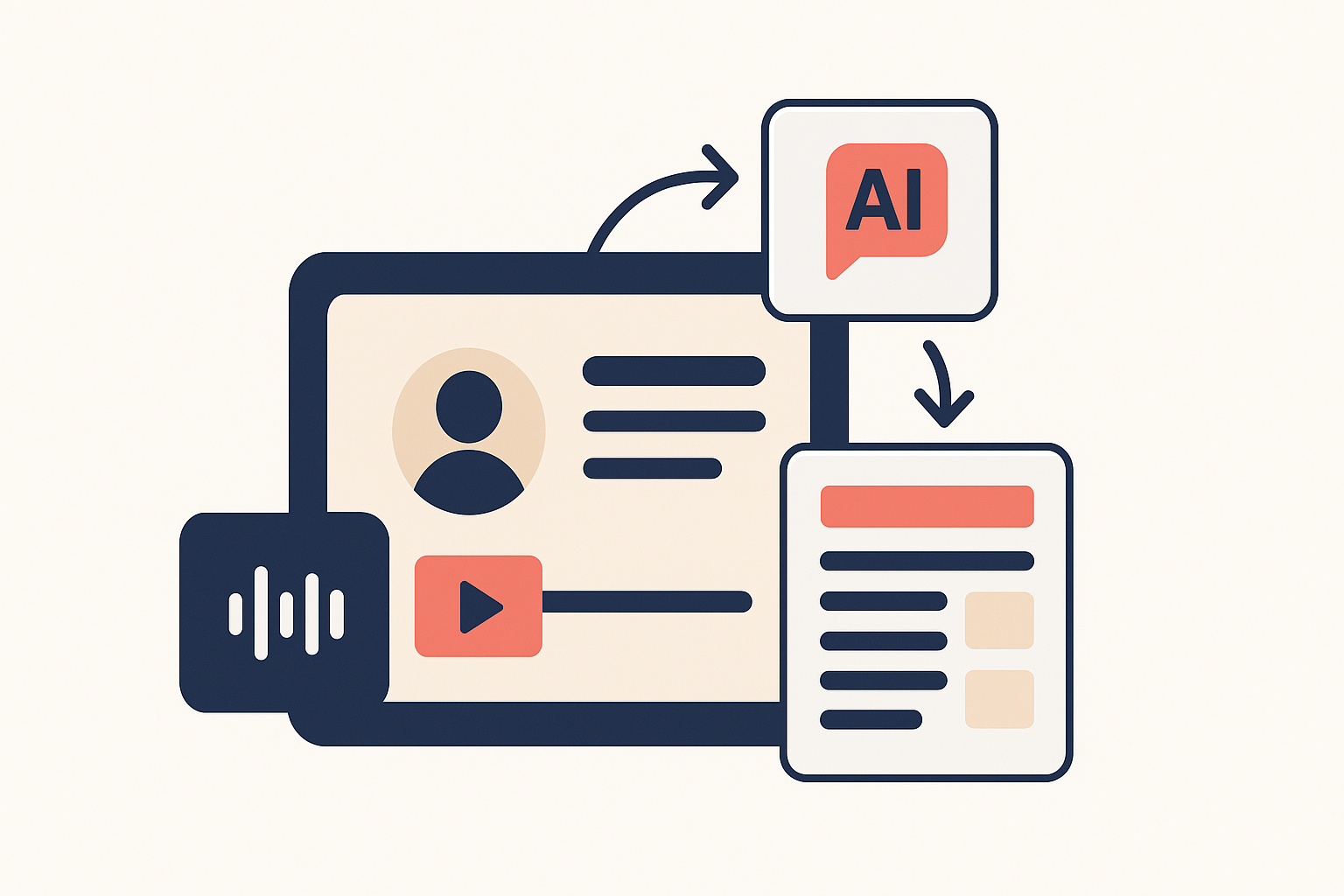 How to use AI to repurpose webinars into blog articles