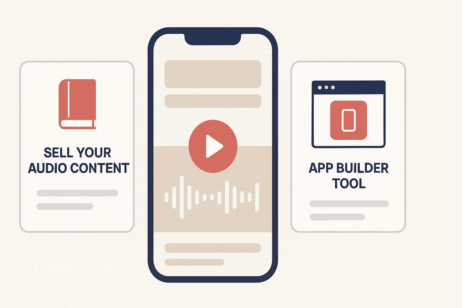 Audio platform for building apps