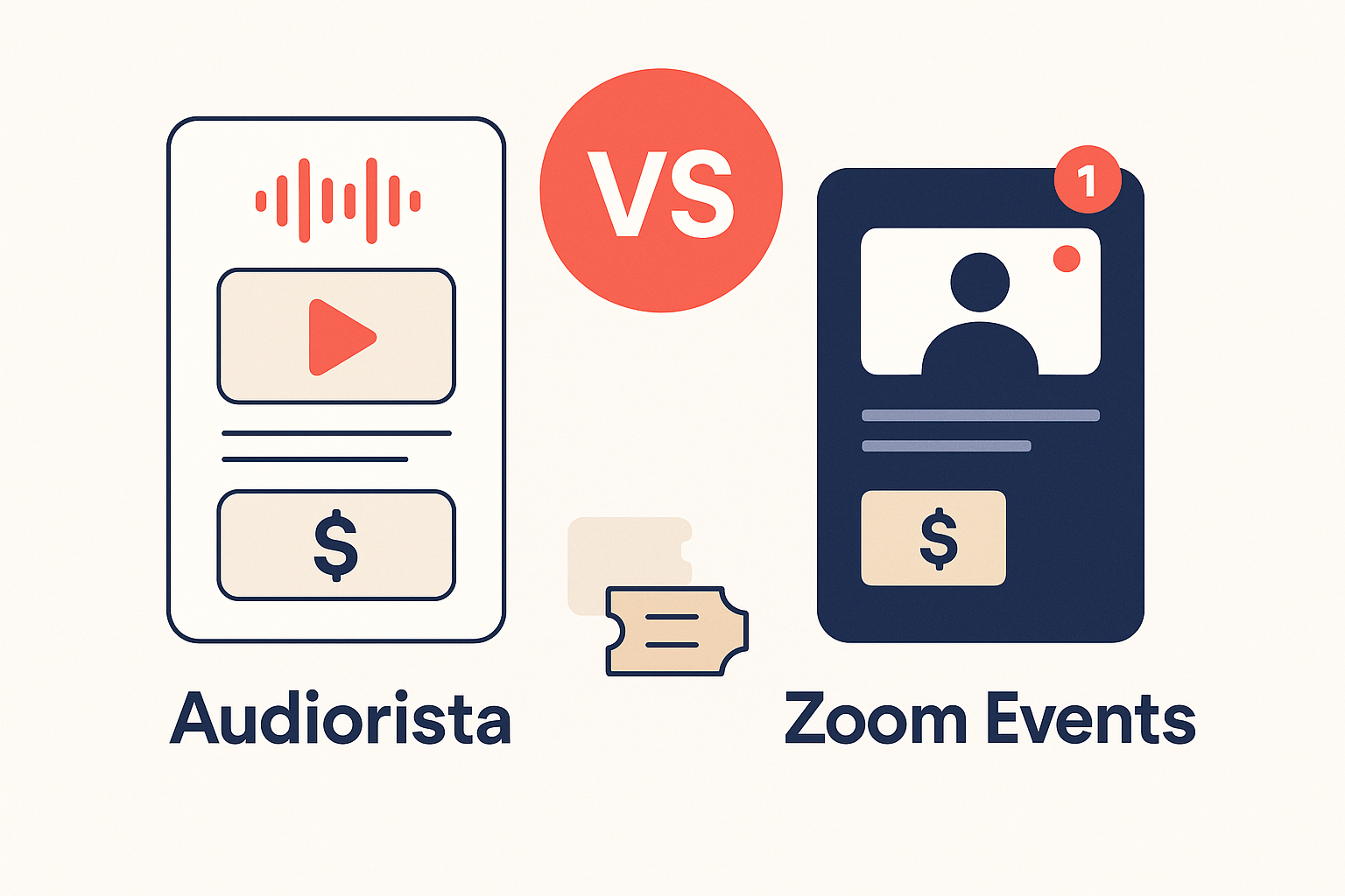Audiorista vs Zoom Events