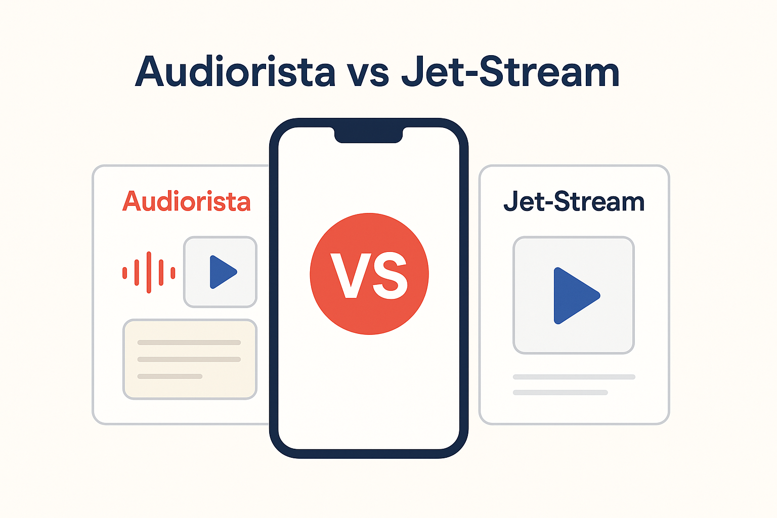 Audiorista vs Jet-Stream