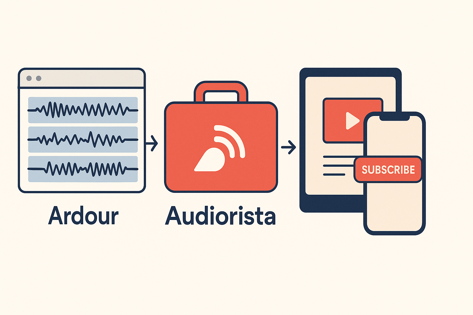 Audiorista vs Ardour