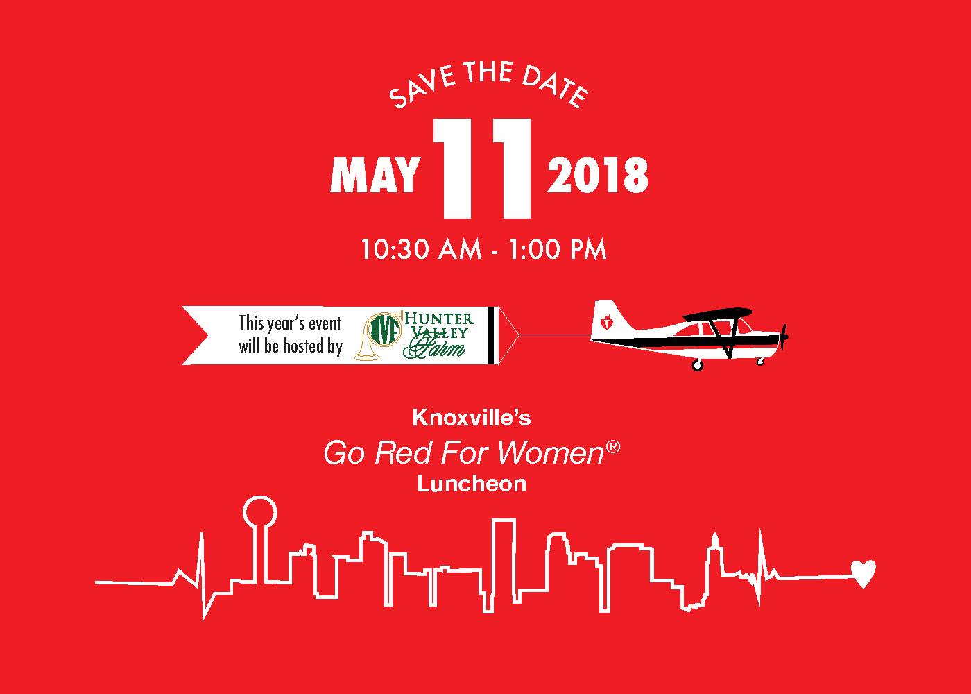 Aerial Banner Illustration for American Heart Association Luncheon.