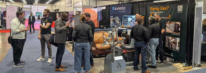 global energy show booth conversations