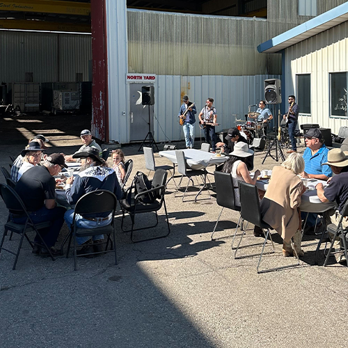 Stampede Breakfast band playing