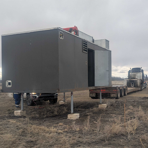 Hb 200kw using hydraulic lift