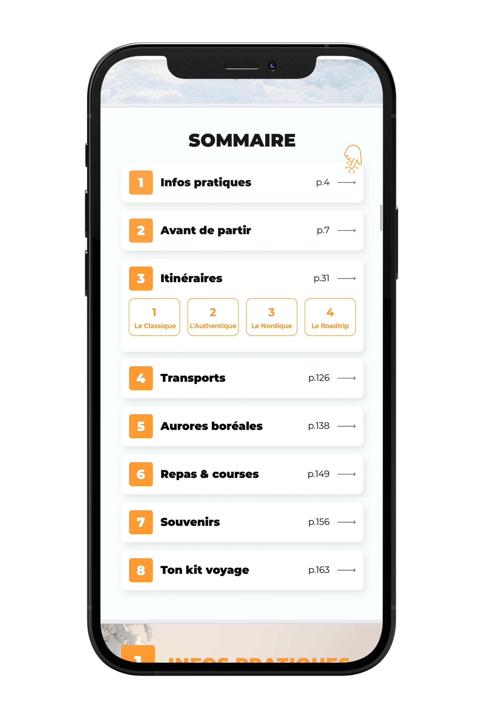 Sommaire du E-Book Laponie Finlandaise