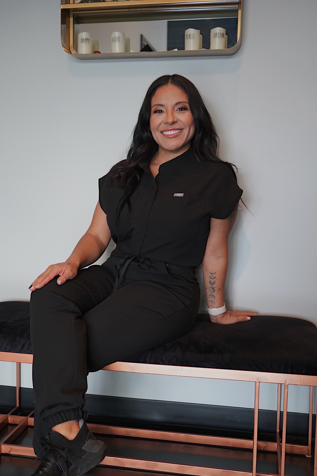 Portrait of Karen Gonzalez sitting

