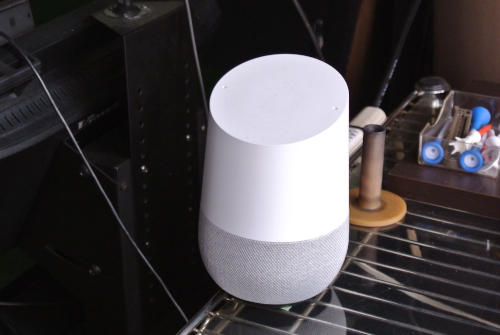 ゴルフシミュレータ音声操作で使用したGoogle Homeスピーカー