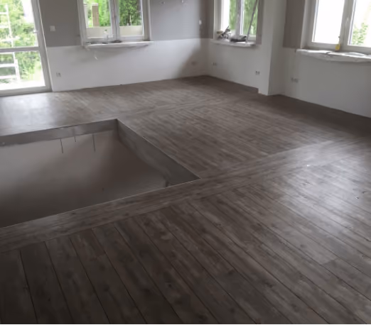 Fußbodenbeschichtung Referenz vom Maler in Berlin
