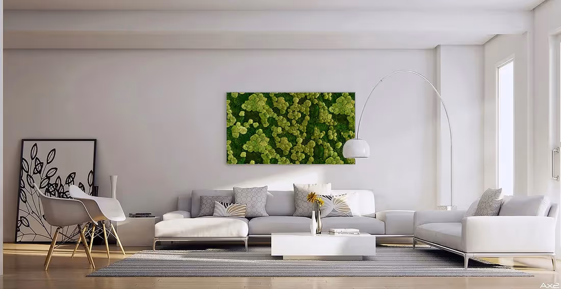 Moss Frame example in living room 02