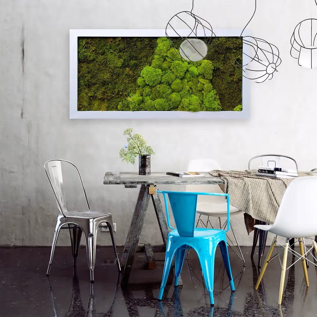 Moss Frame example in living room 03