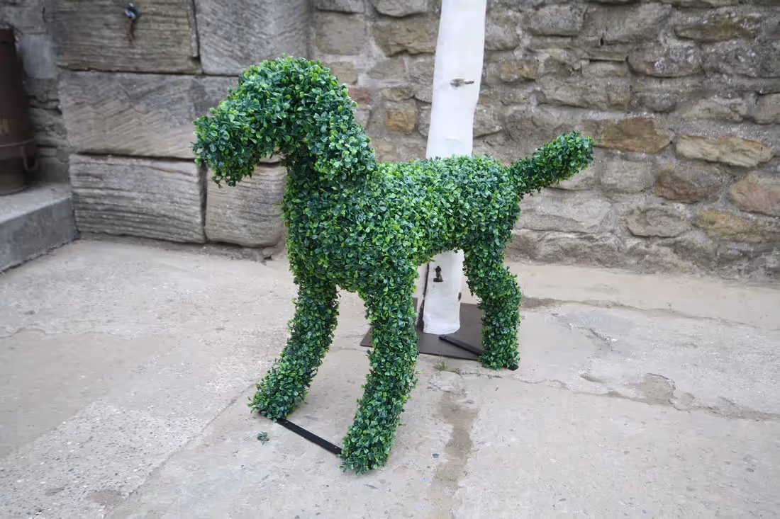 creative ideas for the use of topiary featuring animals 002