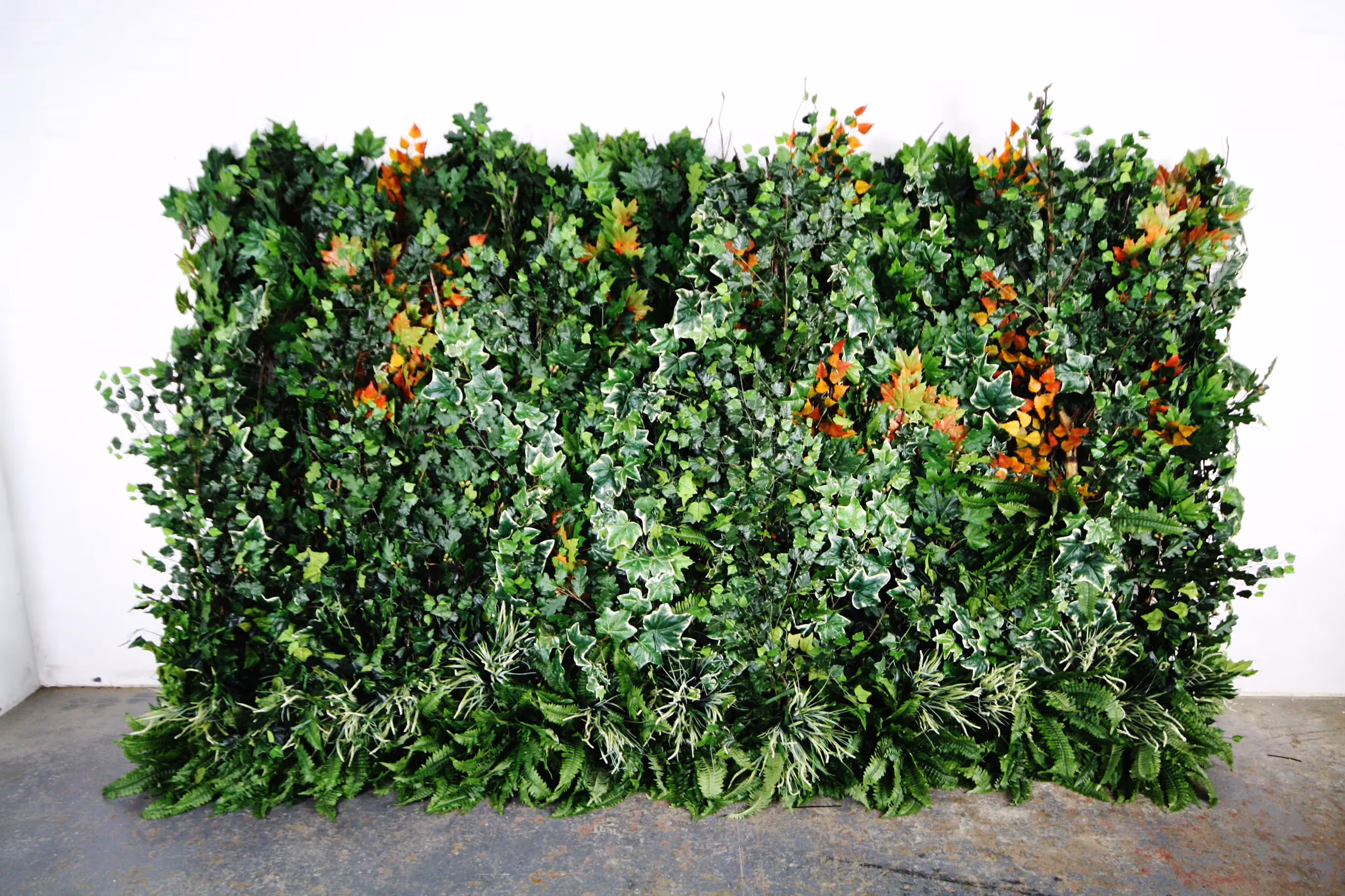 Creative Idea with Artificial Mixed Foliage Green Wall Panels display 03