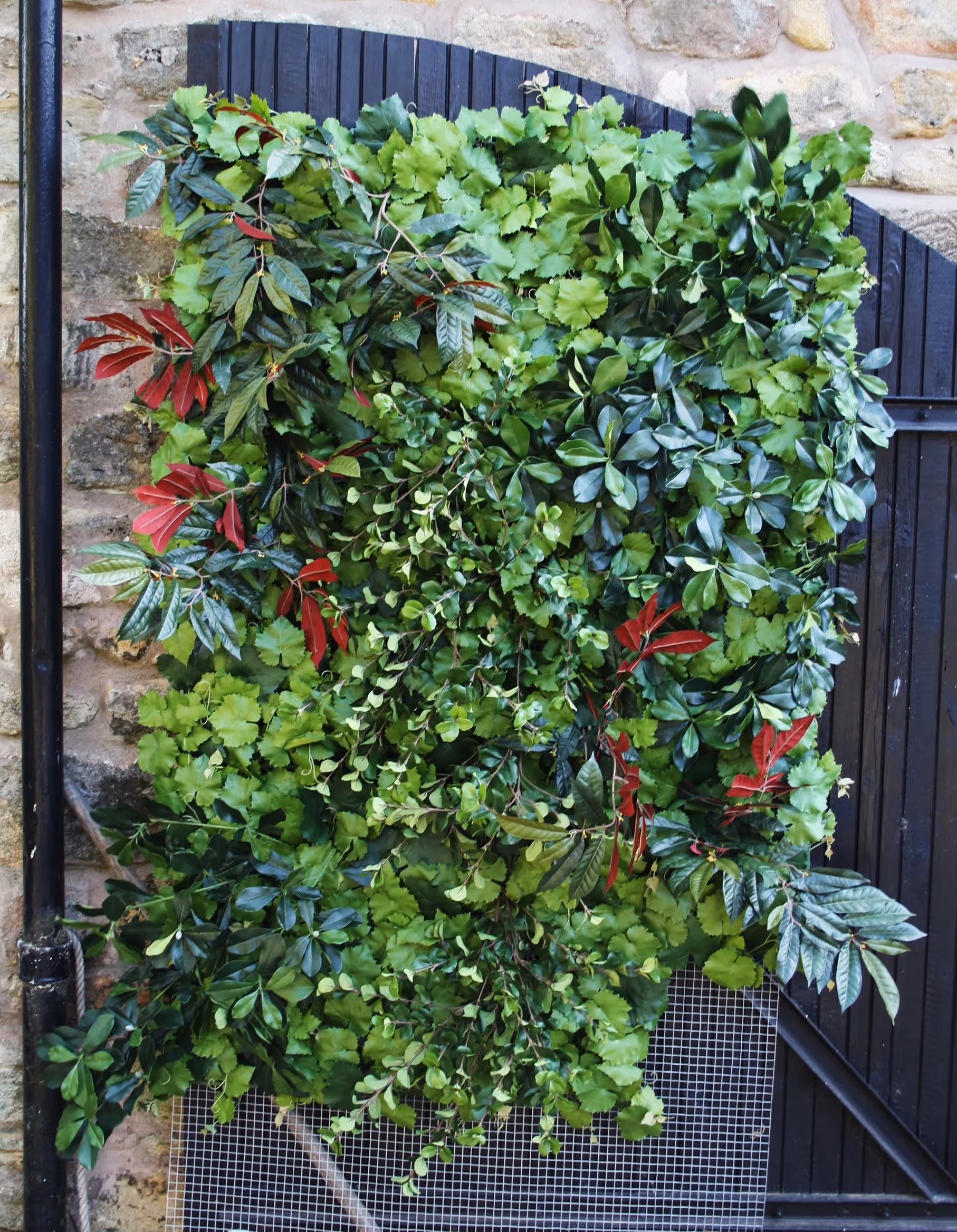 Creative Idea with Artificial Mixed Foliage Green Wall Panels display 12
