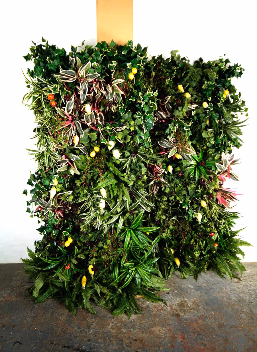 Creative Idea with Artificial Mixed Foliage Green Wall Panels 01