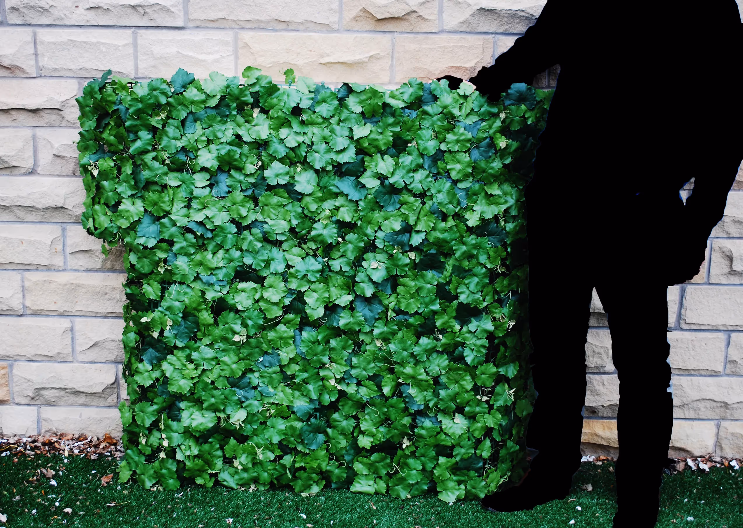 Creative Idea with Artificial Mixed Foliage Green Wall Panels 03