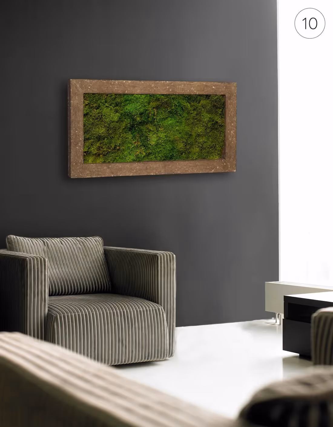 Creative use of HQ Preserved Moss Green Wall 11