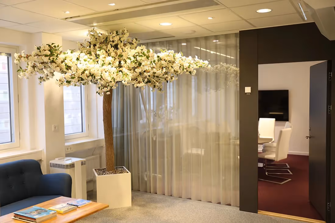 Creative use of Artificial Ceiling Canopy Trees 010