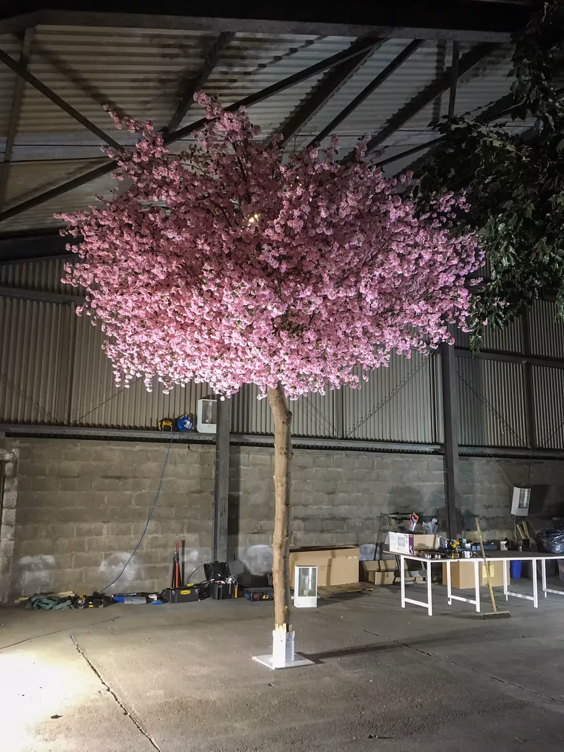 Creative use of Large Artificial Blossom Trees 003