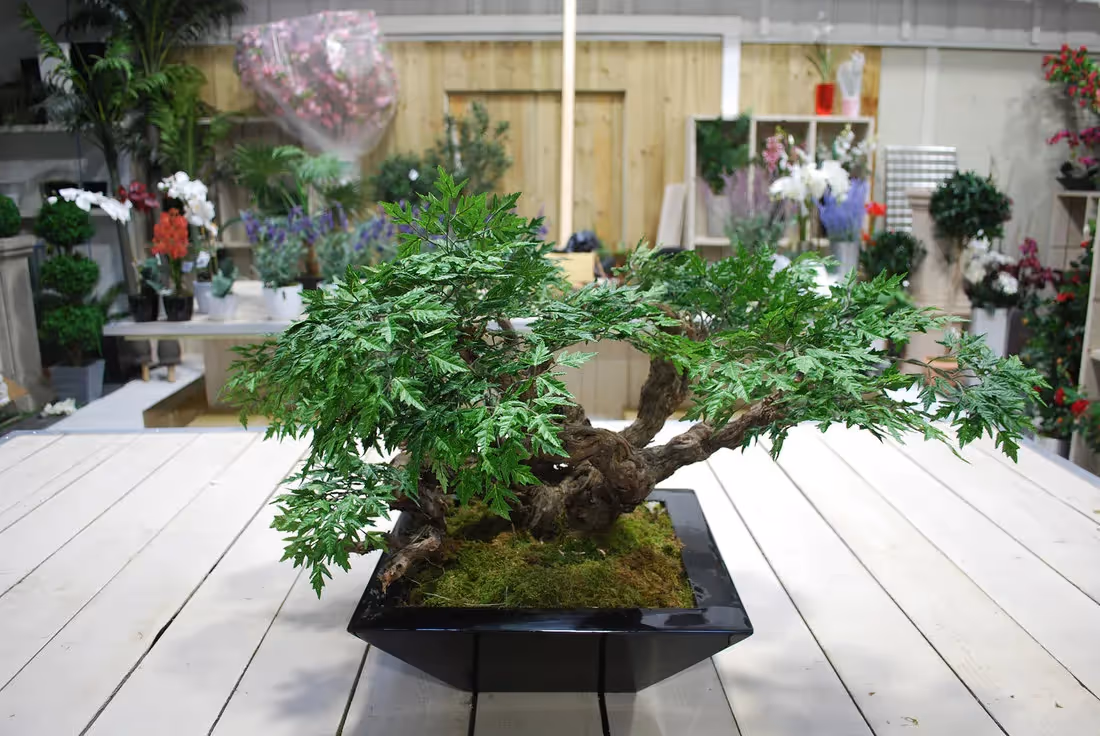 Creative use of Artificial Bonsai Trees by plantART 002