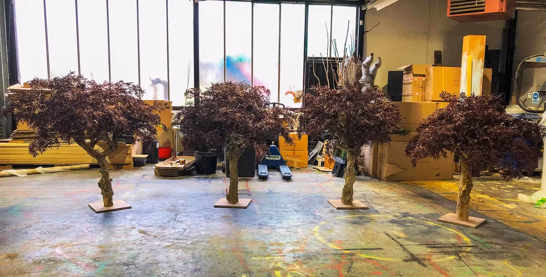 Artificial Maple Trees showing creative ideas 004