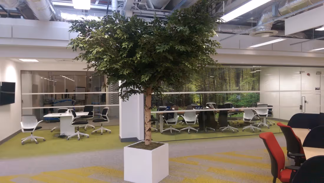 Creative ideas using Artificial Green Birch Trees 007