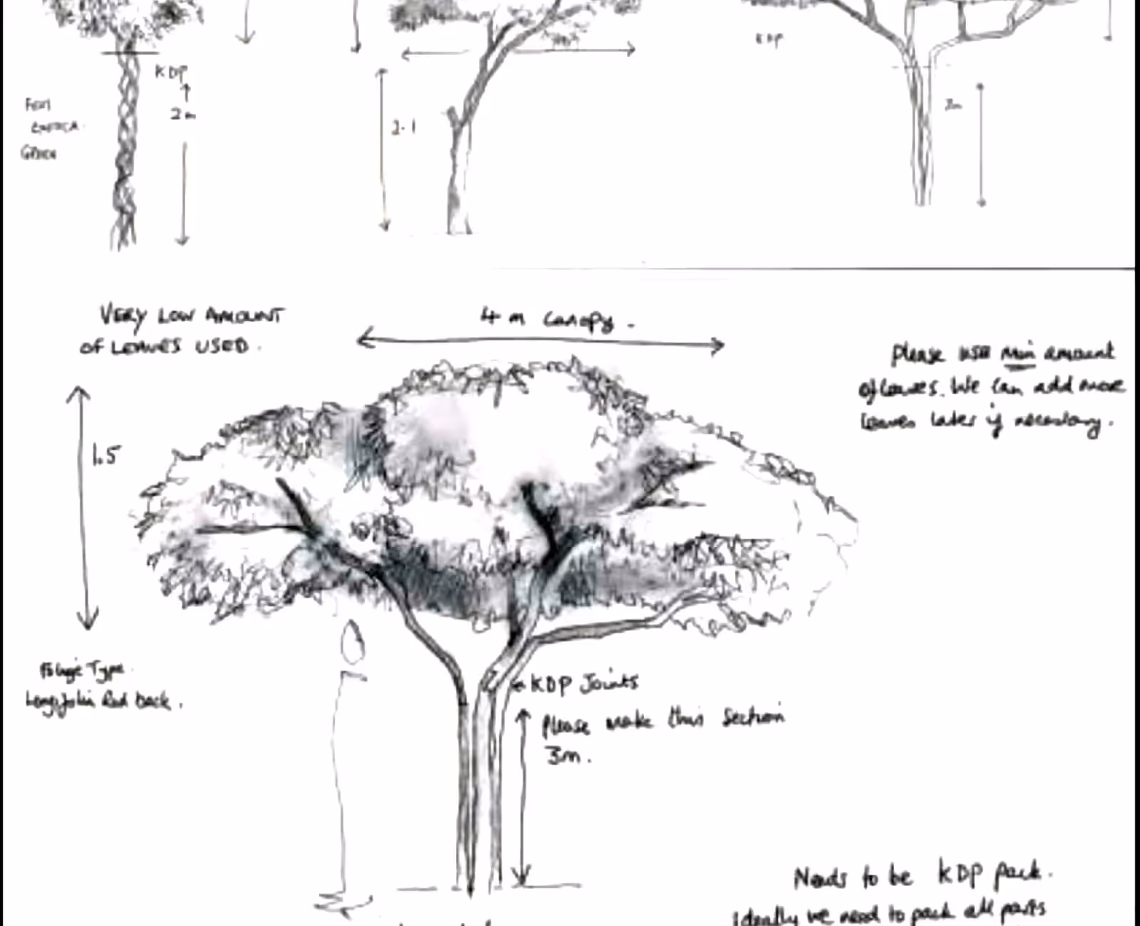 Your Artificial Tree to Your Specifications