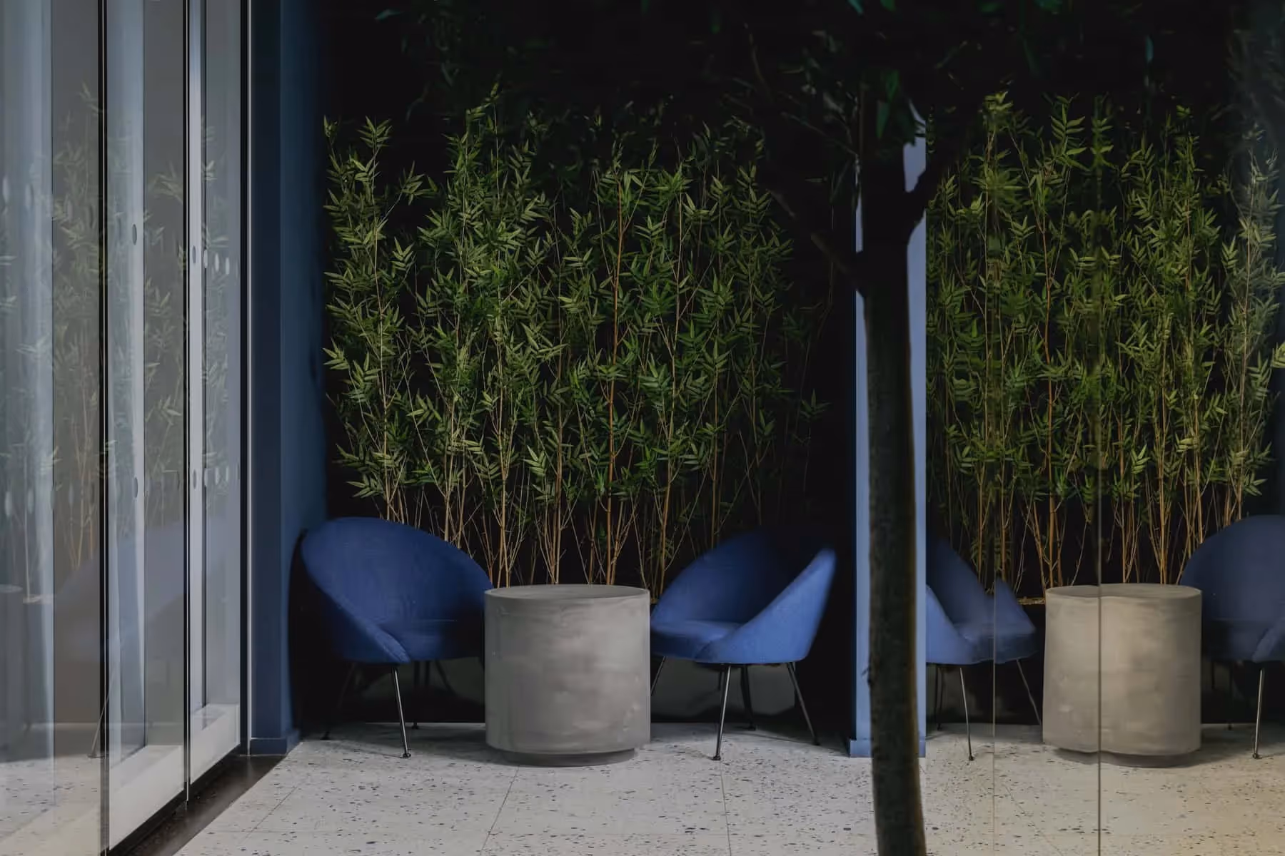 Cozy Artificial Bamboo Tree setting