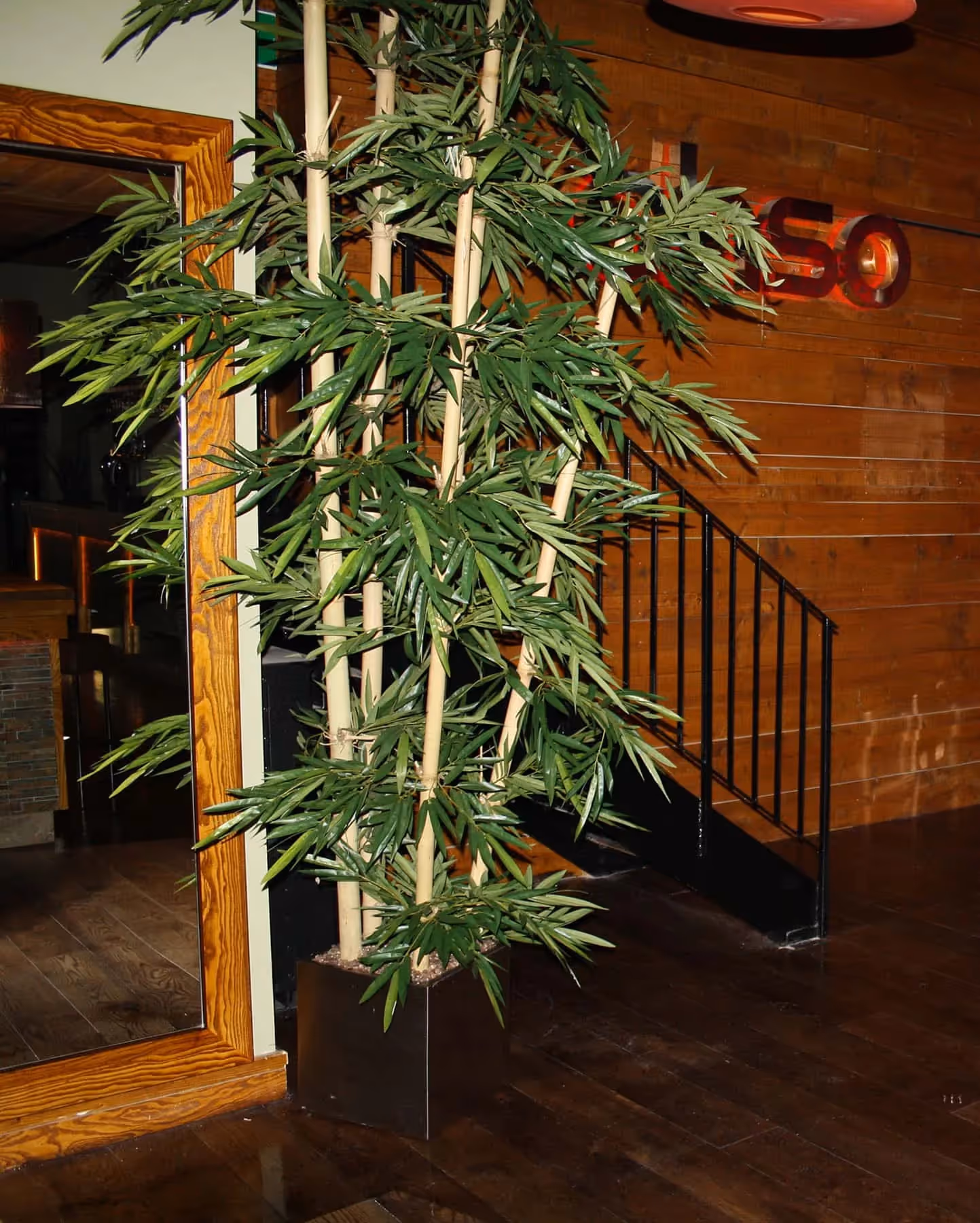 Artificial Bamboo Tree display