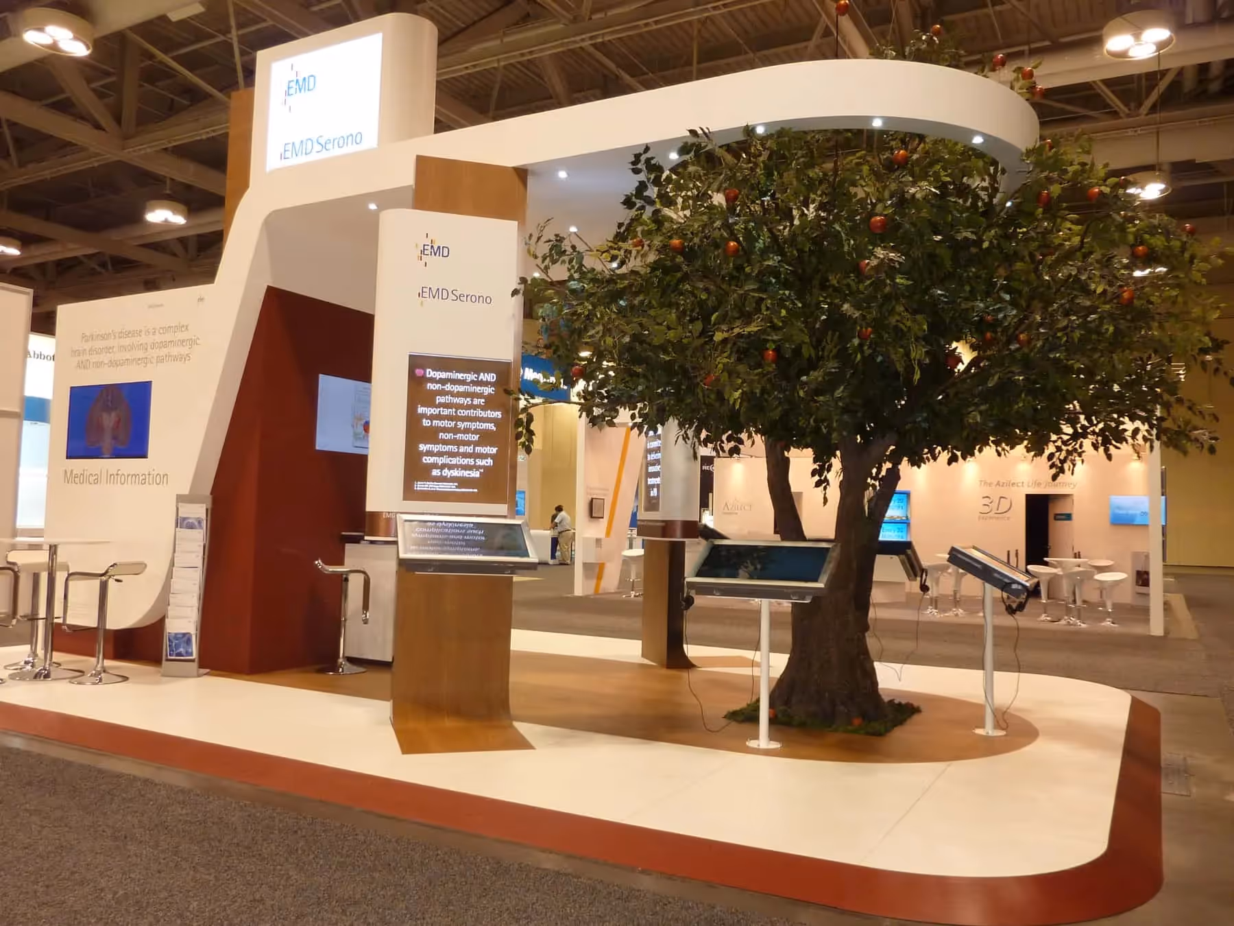 Artificial Fruit Tree in exhibition hall 02