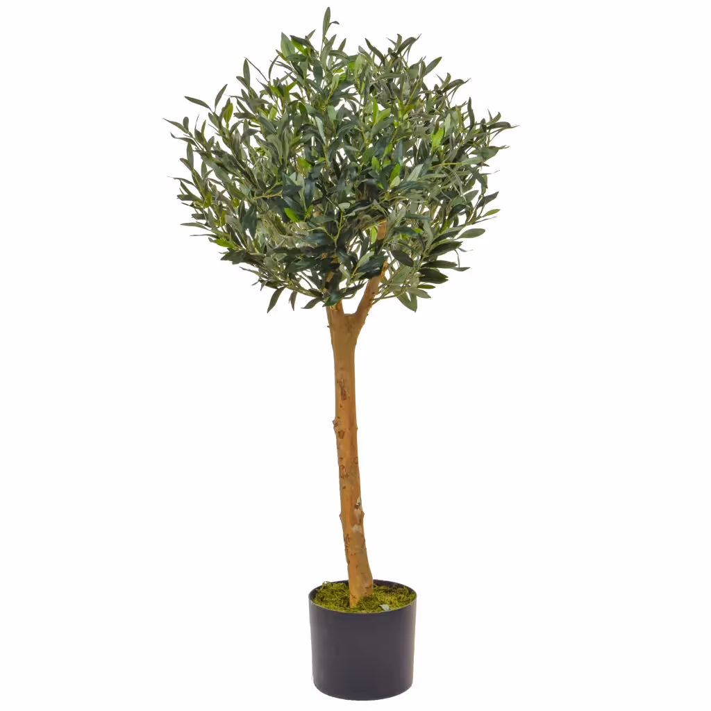 Artificial Olive Ball Tree 100cm