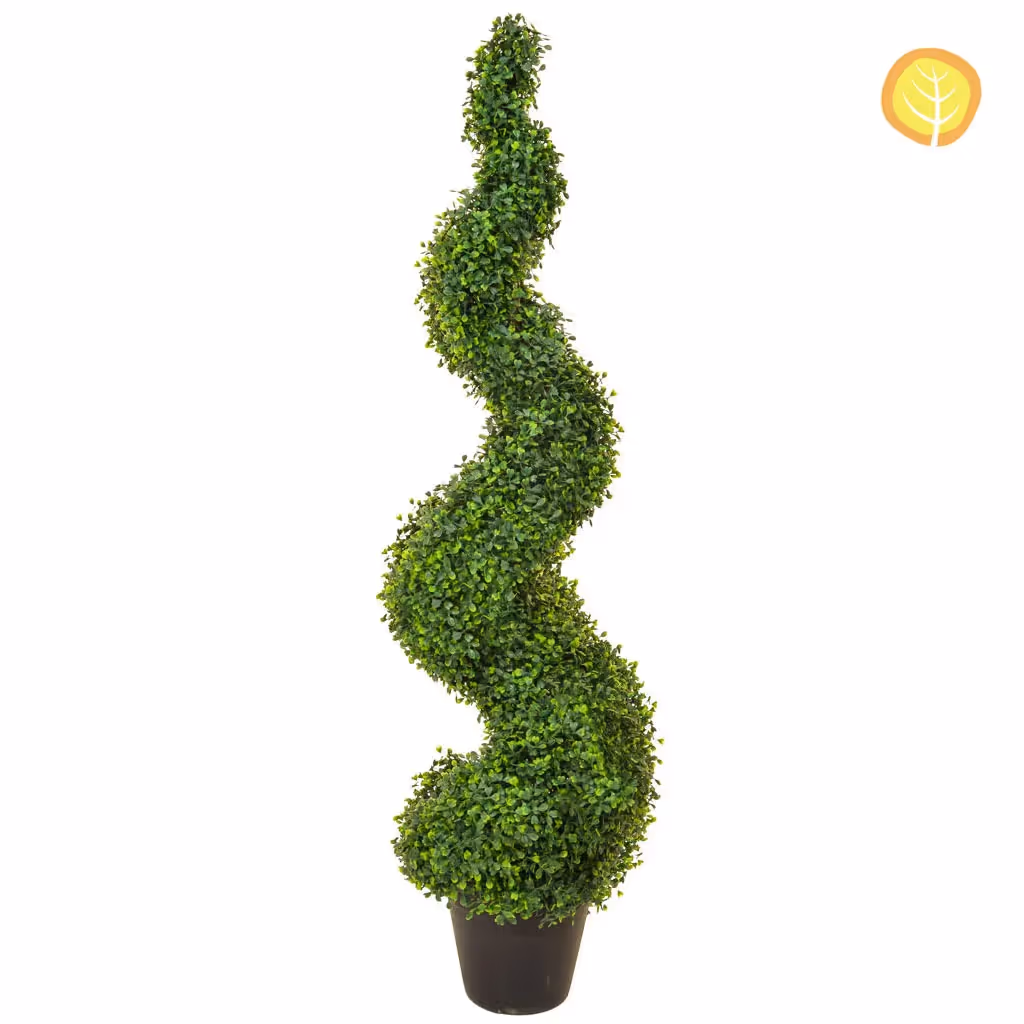 Artificial Boxwood Spiral 120cm UV