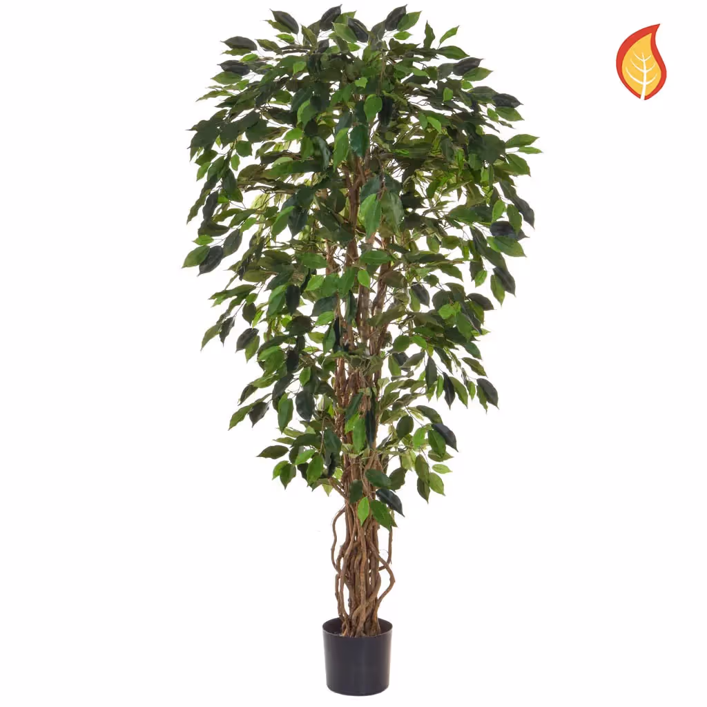 Artificial Green Ficus Liana Tree 120cm FR
