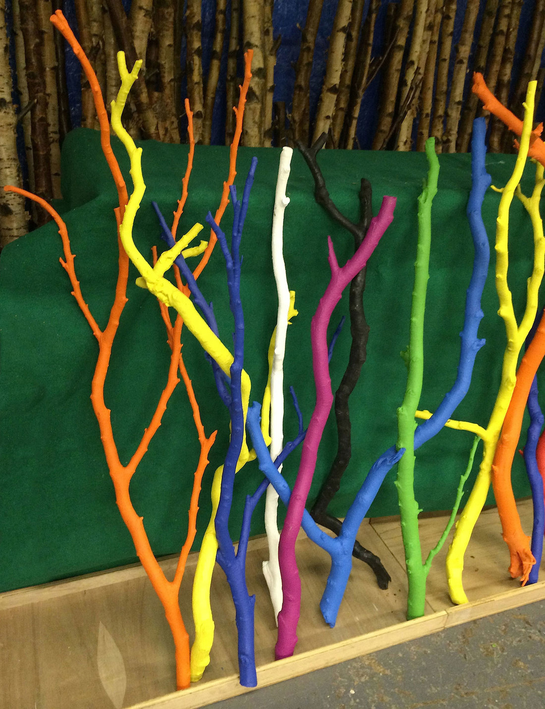 Coloured Branches by plantART for display example 002