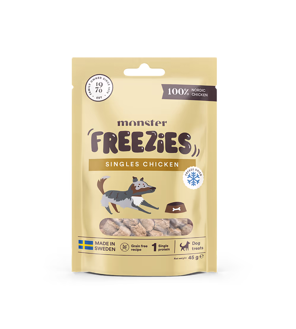 Monster Freeze Dried Treats Singles Chicken