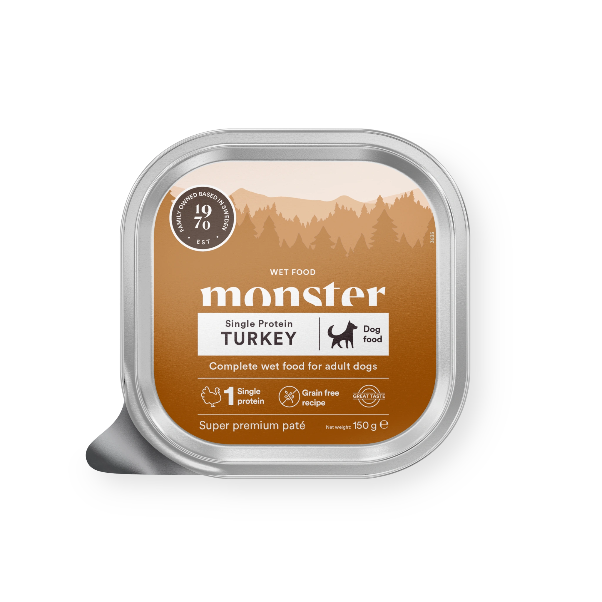 Monster Dog Adult Turkey Paté
