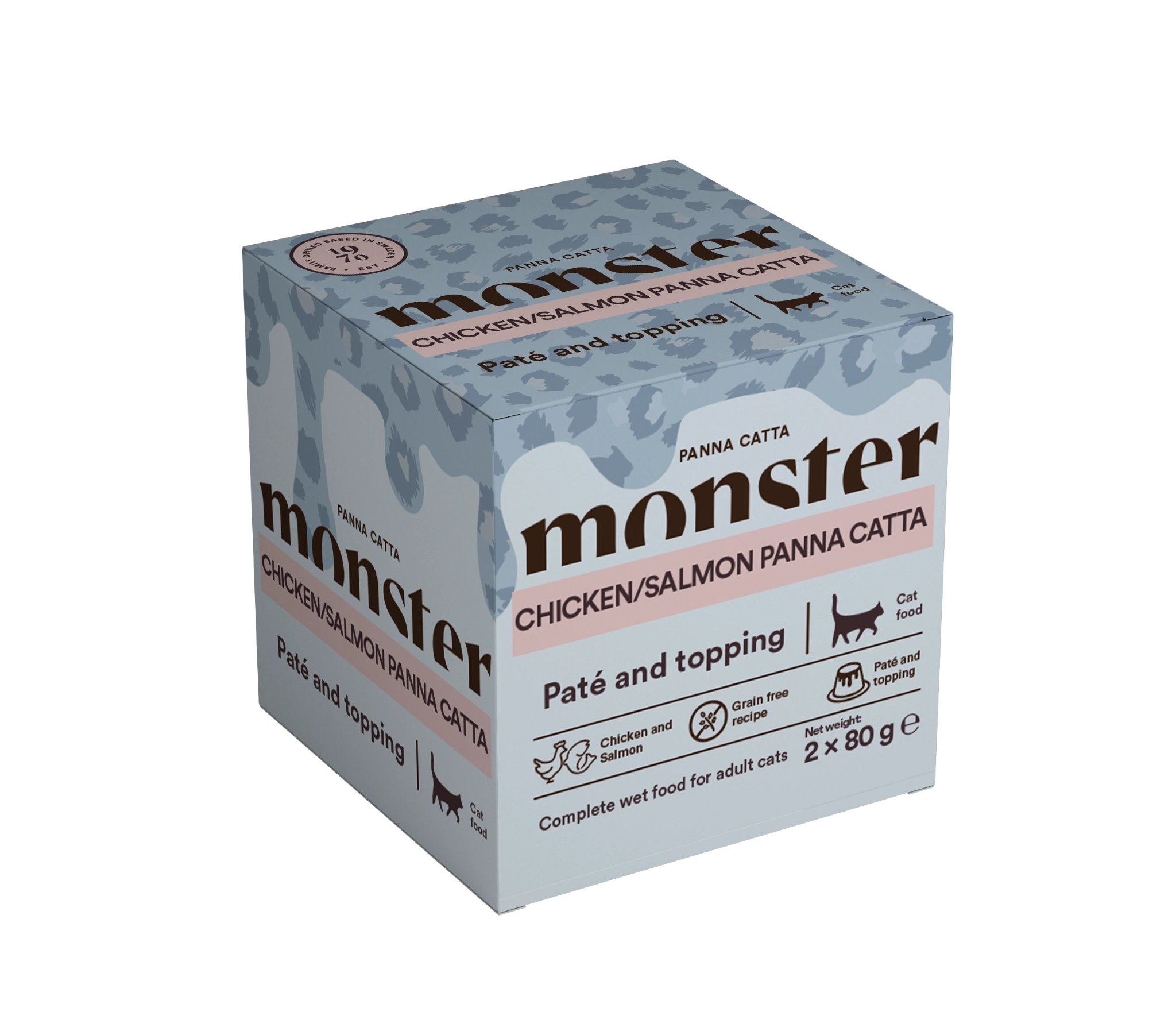Monster Cat Panna Catta Chicken/Salmon