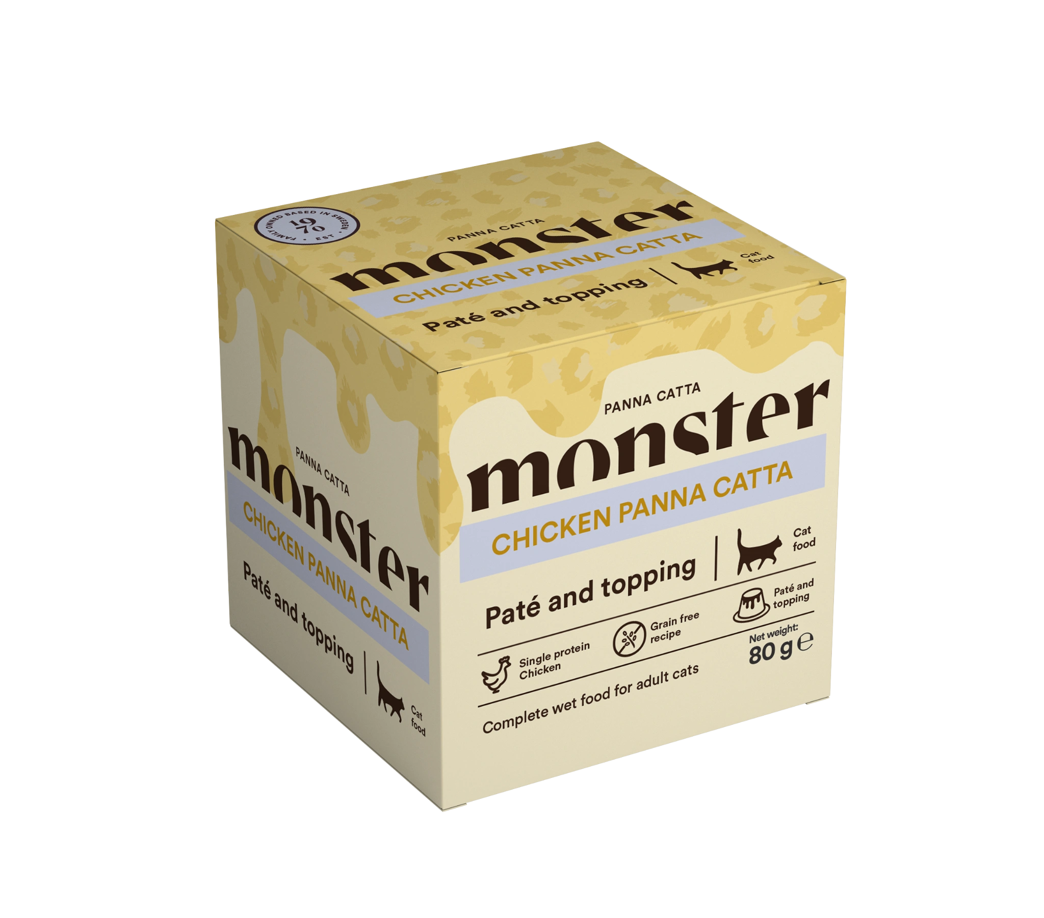 Monster Cat Panna Catta Chicken